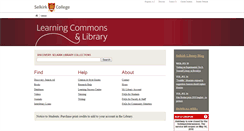 Desktop Screenshot of library.selkirk.bc.ca