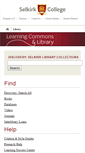 Mobile Screenshot of library.selkirk.bc.ca