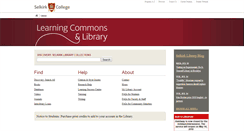 Desktop Screenshot of library.selkirk.ca