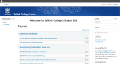 Desktop Screenshot of ilearn.selkirk.ca